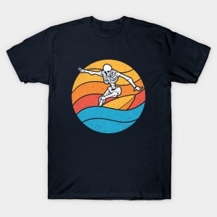 Summer Skeleton Surfing T-Shirt